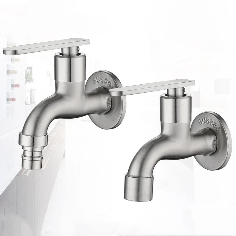 Stainless Steel Single Cold Bibcock Faucet