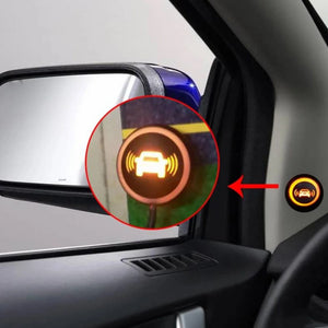 Car Blind Spot Detection System Warning Light