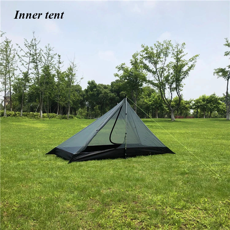 3M Pyramid Camping Tent Windproof Rainproof With Snow Skirt