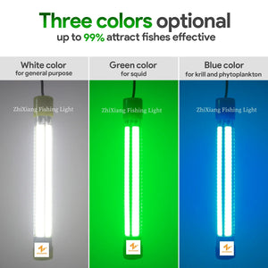 DC12V Waterproof LED Underwater Fishing Light 20W 60W