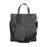 Vintage PU Leather Men's Large Capacity Tote Bag