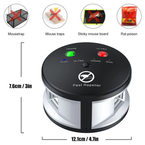 Ultrasonic Electronic Pest Repeller Indoor Control Device