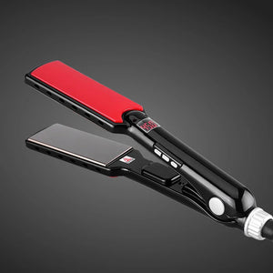 Professional Titanium Hair Straightener with Wide Nano Plates