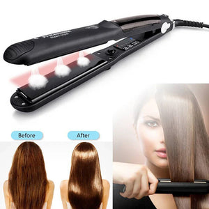 Steam Hair Straightener Ceramic Flat Iron with Negative Ions
