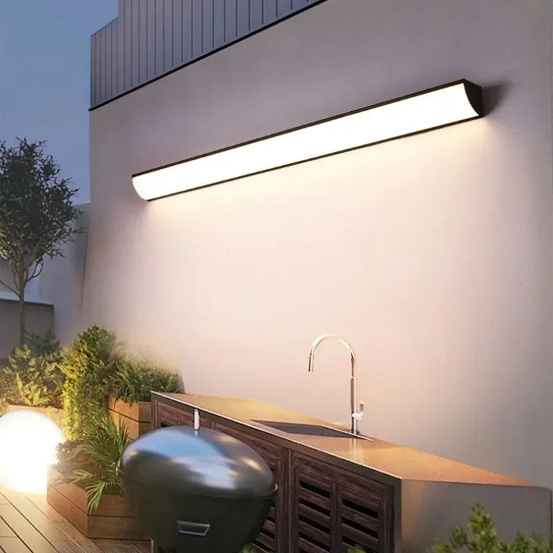 Minimalist Waterproof Outdoor LED Wall Lamp