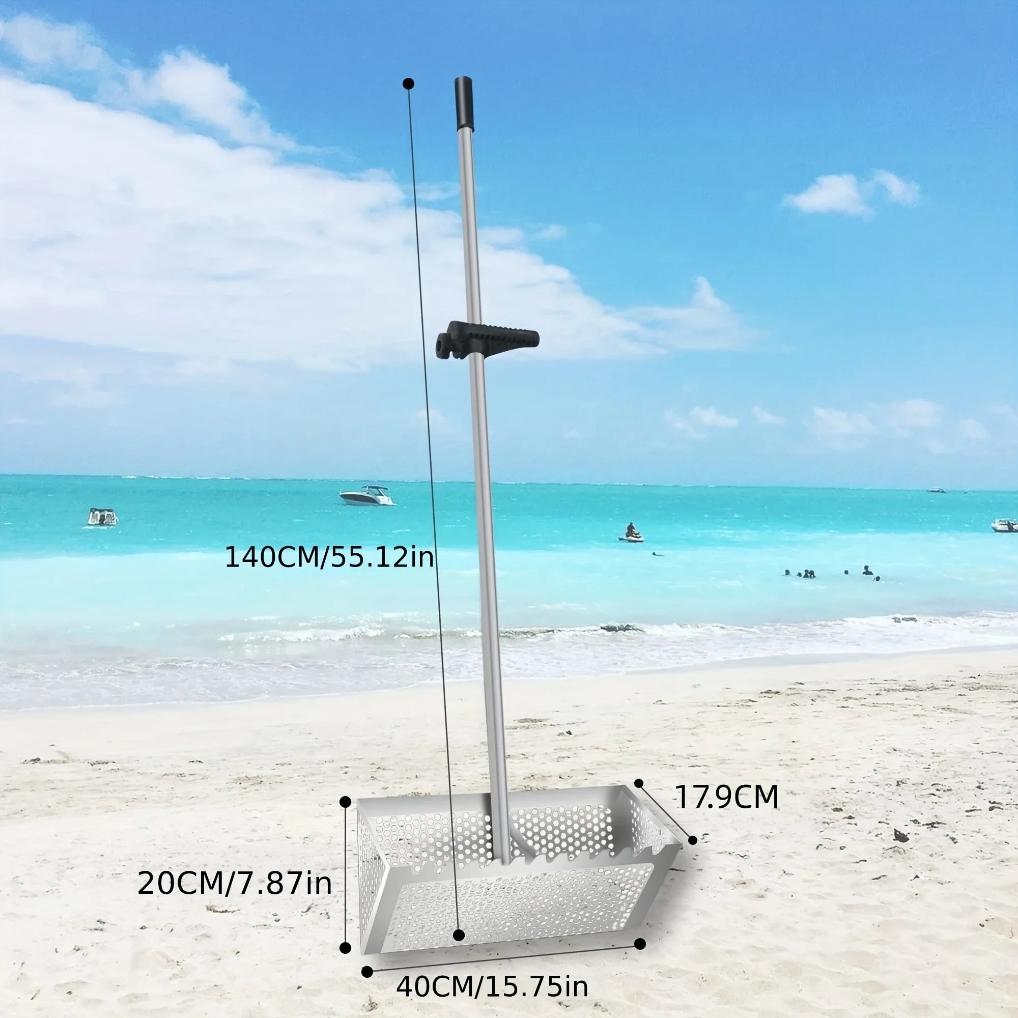 Metal Beach Spade Sand Scoop Gardening Shovel
