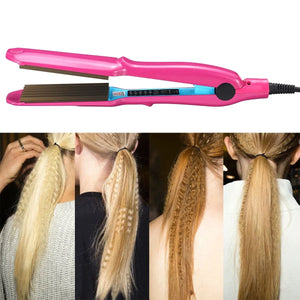 Dual Use Ceramic Hair Crimper Curling Iron