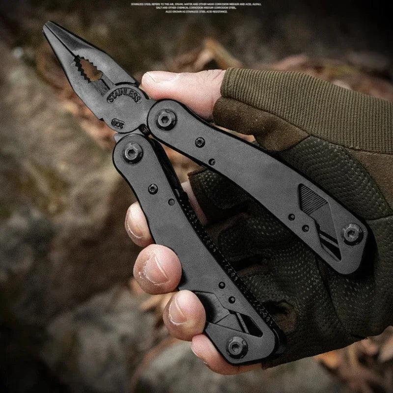 Foldable Multifunctional Outdoor Camping Pliers Tool
