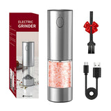Stainless Steel Electric Pepper Grinder With Rechargeable Base