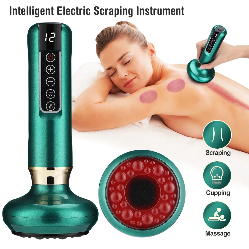 Electric Cupping Massager with Infrared Heat Therapy