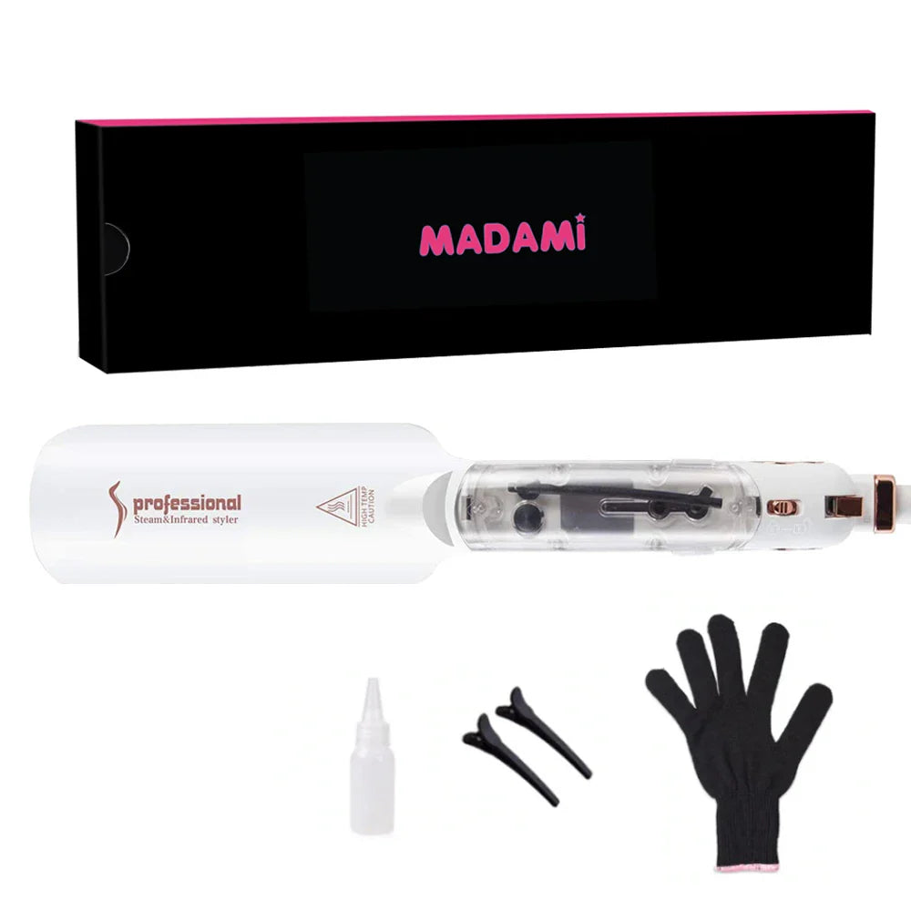 Infrared Steam Ceramic Hair Straightener with 450°F Heating
