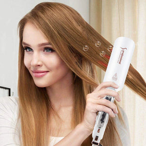 Infrared Steam Ceramic Hair Straightener with 450°F Heating