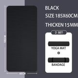 20Mm Thick Non-Slip Nbr Yoga Mat 200X60Cm
