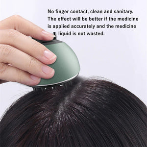 Stainless Steel Scalp Massager Comb with Liquid Dispenser