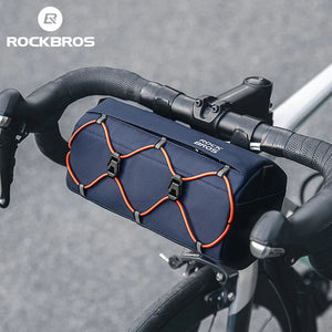 Waterproof Bike Handlebar Bag with Shoulder Strap