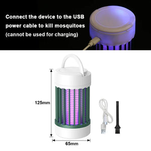 USB Rechargeable Mosquito Zapper UV Bug Trap Lamp
