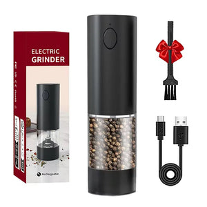Stainless Steel Electric Pepper Grinder With Rechargeable Base