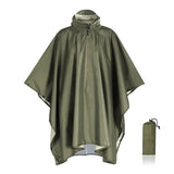 3 in 1 Waterproof Military Poncho Raincoat Tent
