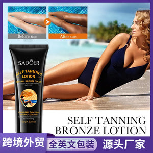 Self Tanning Lotion For Face And Body, Sunless Tanner