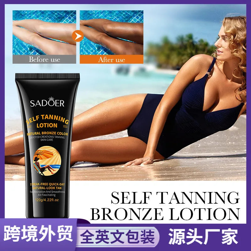 Self Tanning Lotion For Face And Body, Sunless Tanner