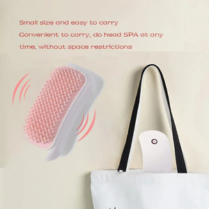 Electric Head Massager with Vibrating Scalp Comb