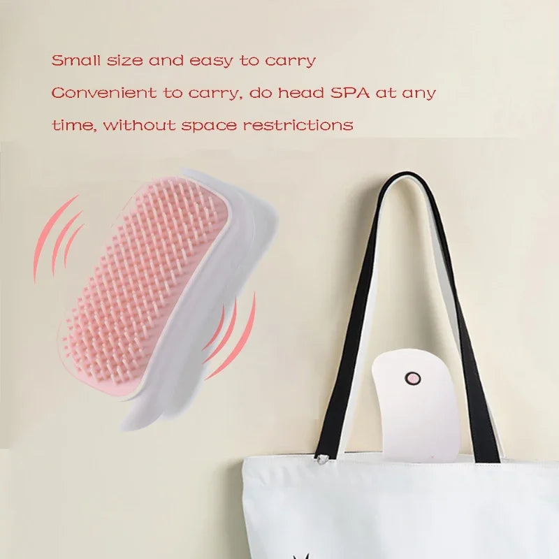 Electric Head Massager with Vibrating Scalp Comb
