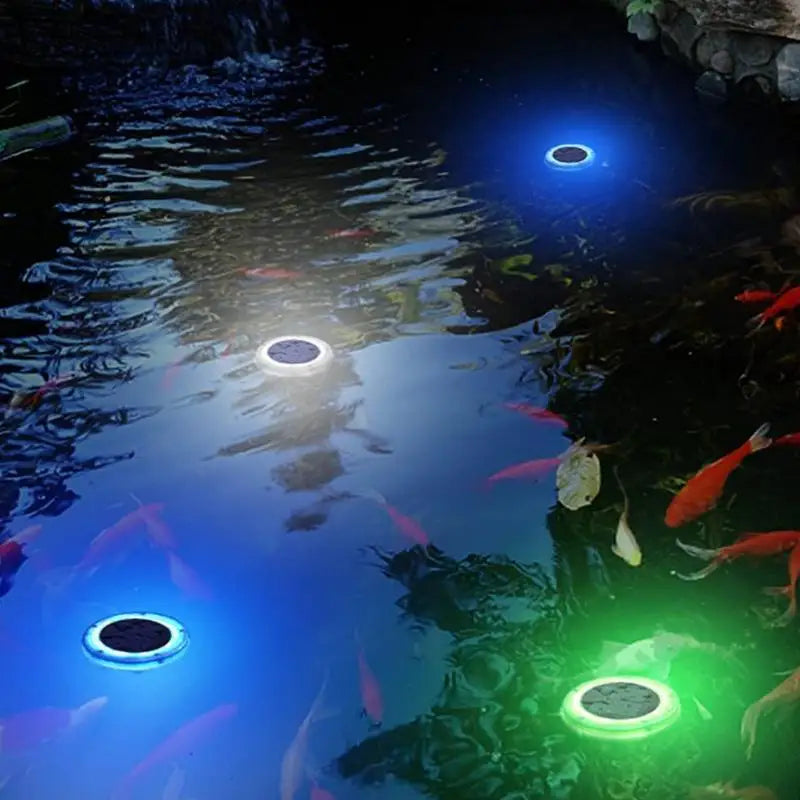 Solar Floating Waterproof Pool Light Blue LED