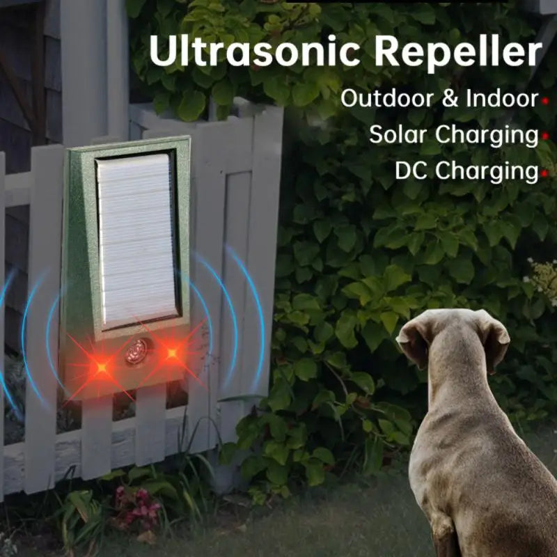 Ultrasonic Bird Pest Repellent with Solar Power