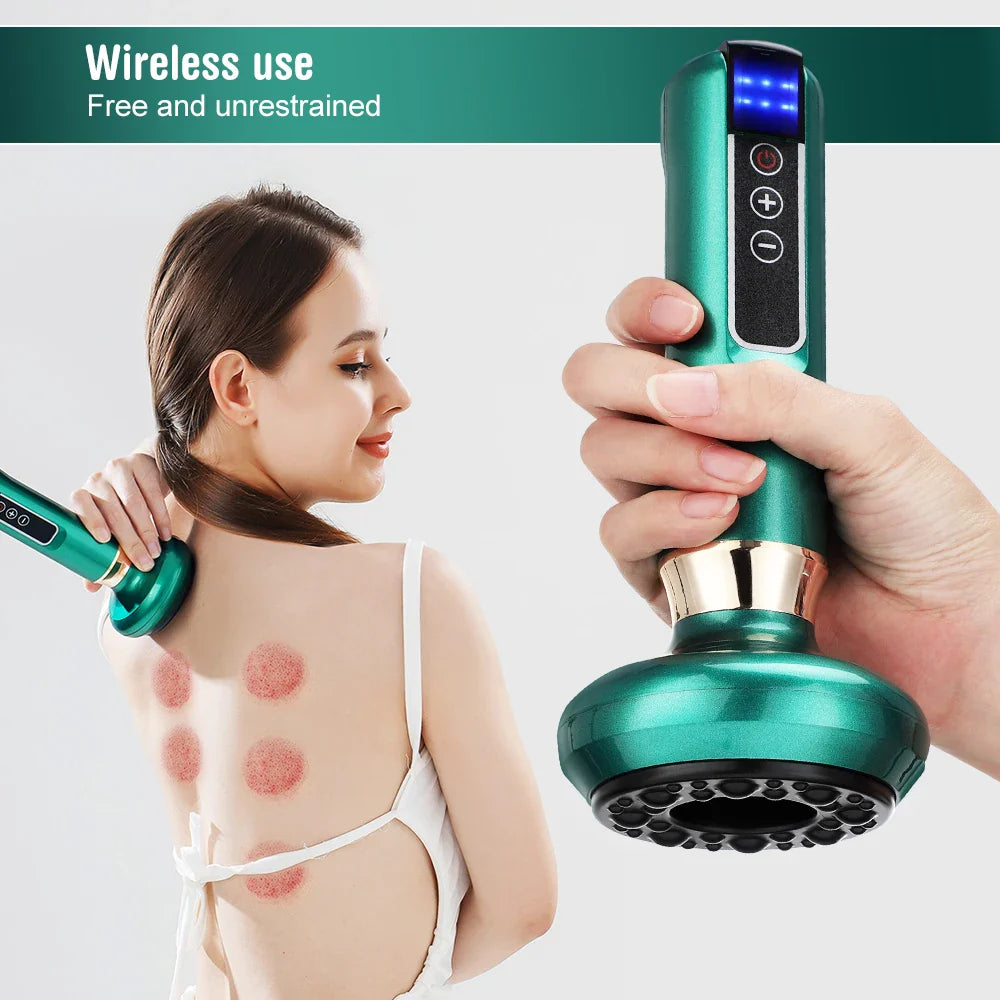 Electric Cupping Massager with Infrared Heat Therapy