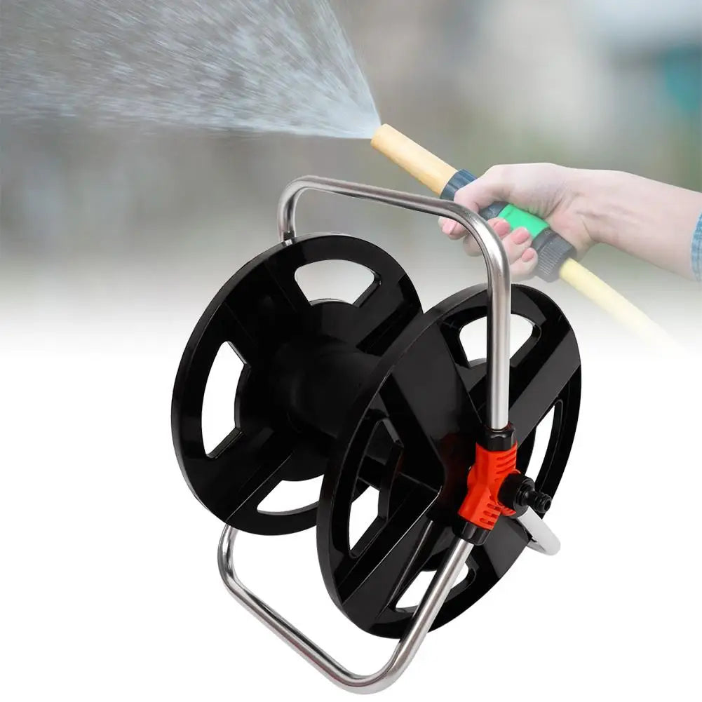 35m Portable Garden Hose Reel Cart