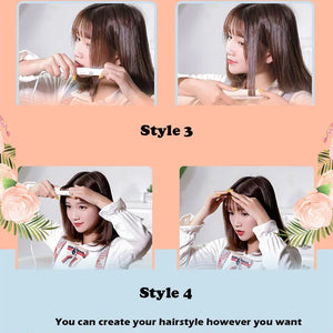 Mini 2-in-1 Hair Straightener & Curler Iron Tool