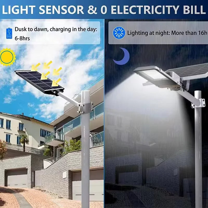 Aluminum Solar Led Street Light Waterproof Garden Lamp