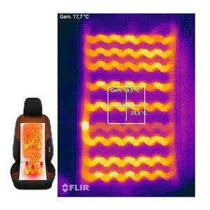 12V Car Carbon Fiber Heated Seat Heater Kit