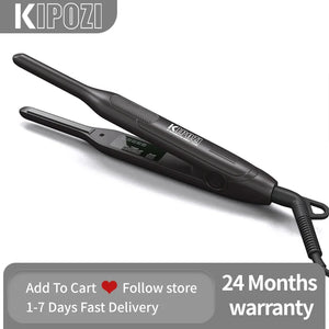 Mini 3/10 Inch Titanium Flat Iron for Short Hair