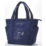 Corduroy Snoopy Tote Bag Large Capacity