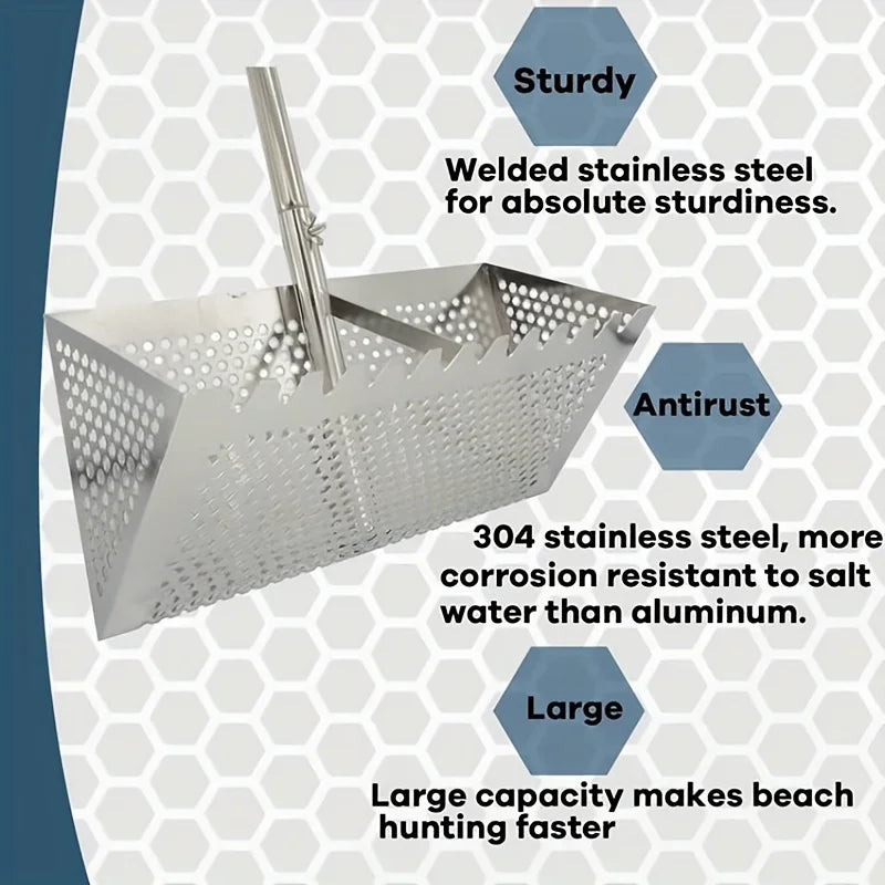 Metal Beach Spade Sand Scoop Gardening Shovel