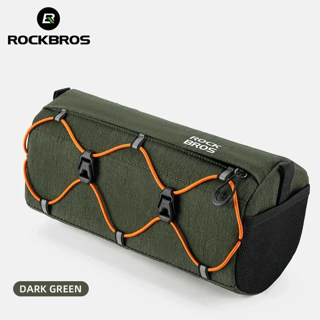 Waterproof Bike Handlebar Bag with Shoulder Strap