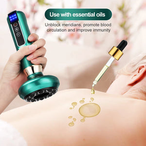 Electric Cupping Massager with Infrared Heat Therapy