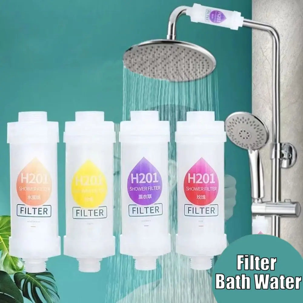 Rose Lavender Scented Anti-Scaling Shower Head Filter