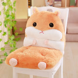 Hamster Shape Plush Cushion Seat Hand Warmer