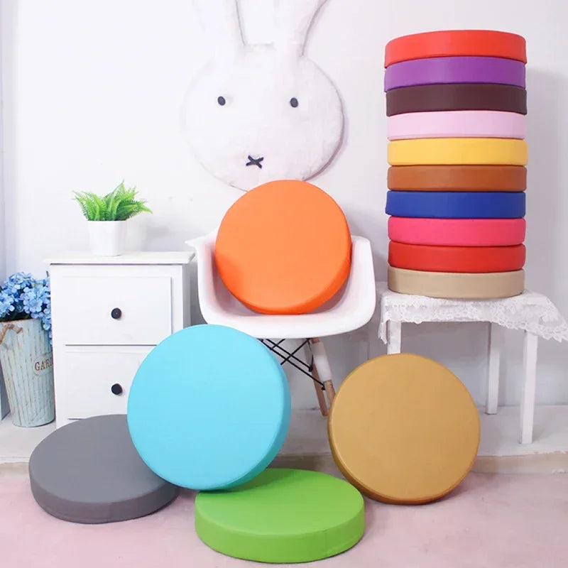 Waterproof Round Leather Cushion Seat Pad