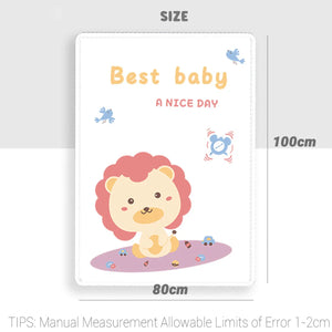 Waterproof Baby Changing Mat Cotton 80x100cm