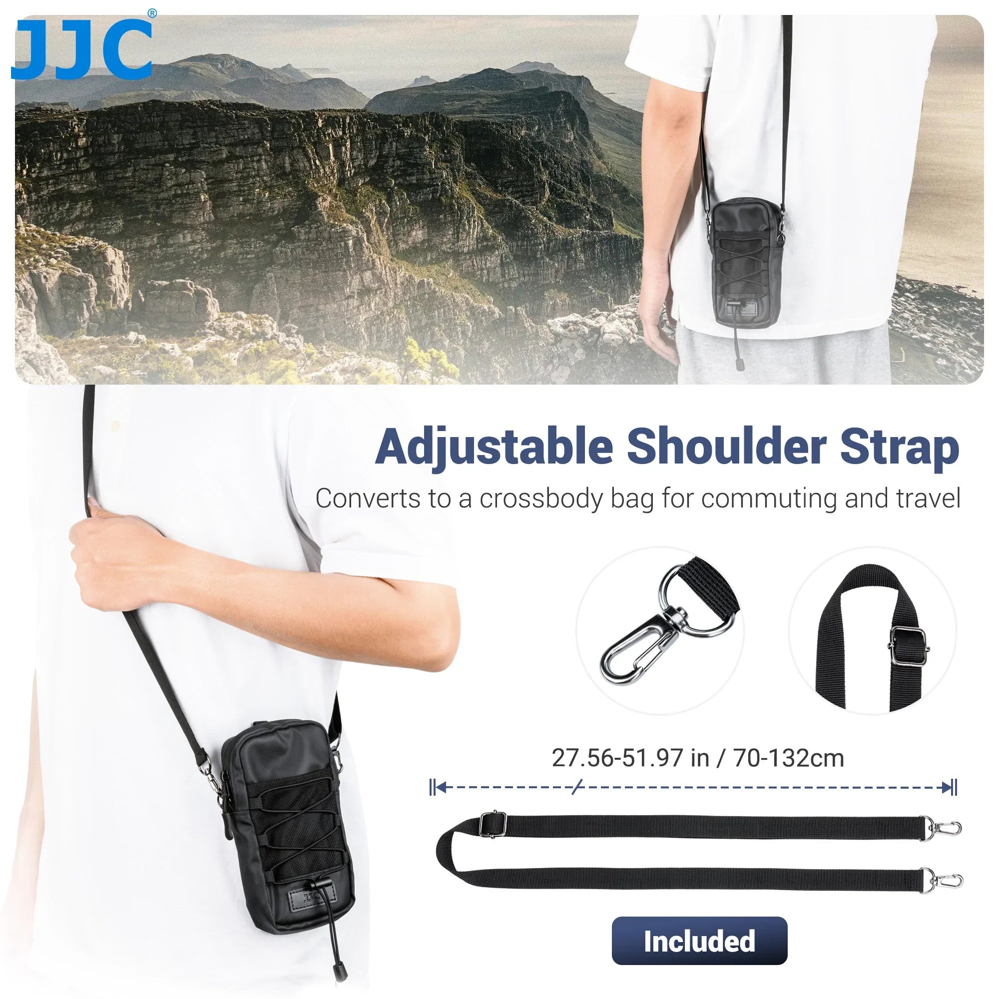 Backpack Shoulder Strap Pouch for Outdoor Adventure