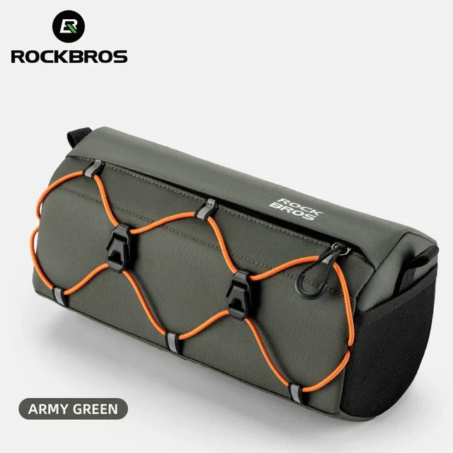 Waterproof Bike Handlebar Bag with Shoulder Strap