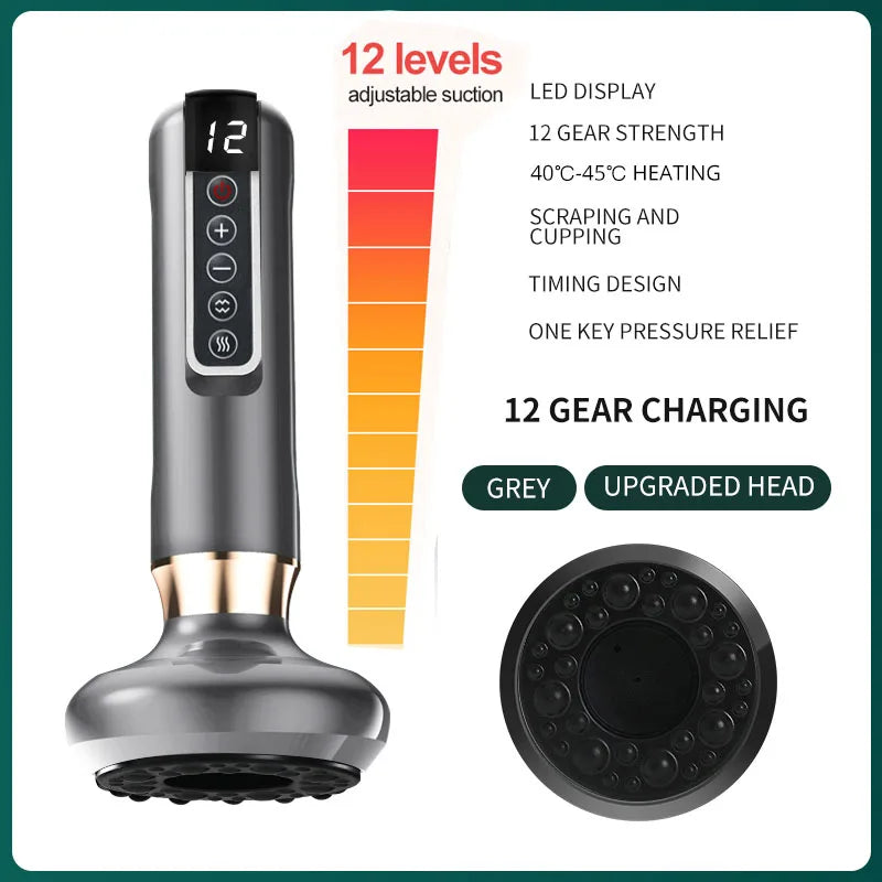 Electric Cupping Massager with Infrared Heat Therapy