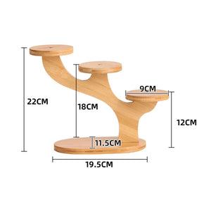 Wooden Plant Stand Indoor Outdoor Space Saver