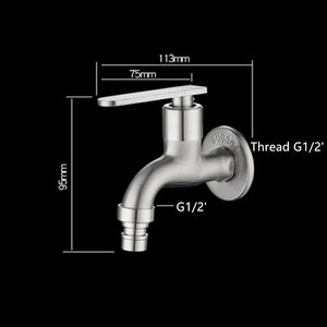 Stainless Steel Single Cold Bibcock Faucet