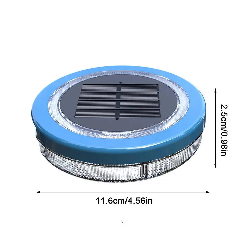 Solar Floating Waterproof Pool Light Blue LED