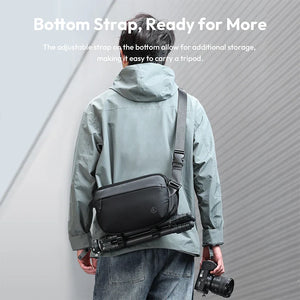 Lightweight Waterproof Sling Camera Bag with Divider