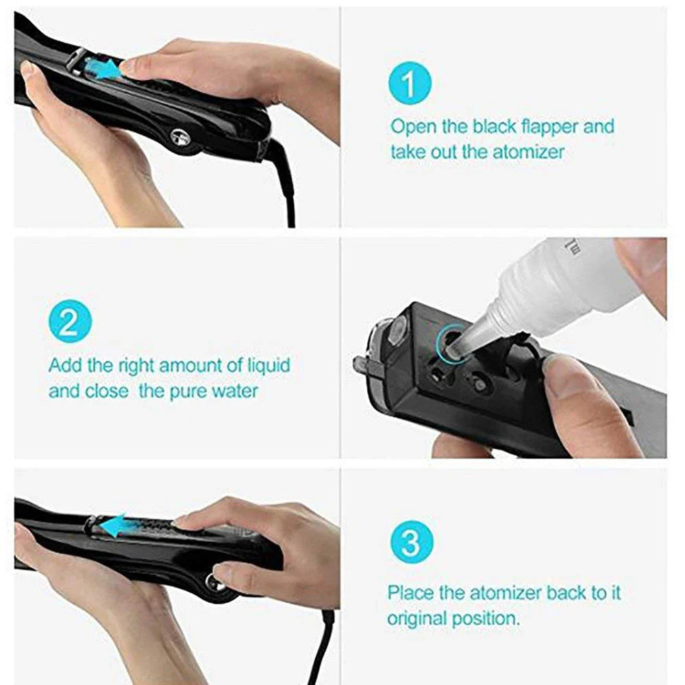 Steam Flat Iron with Ceramic & Tourmaline Plates